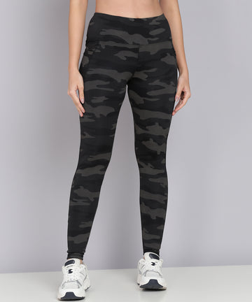 Utility Leggings - Dark Camouflage